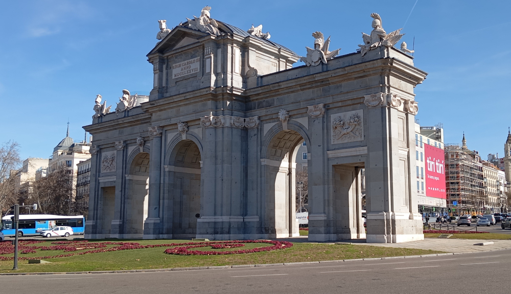 Door of Alcala in Madrid Spain